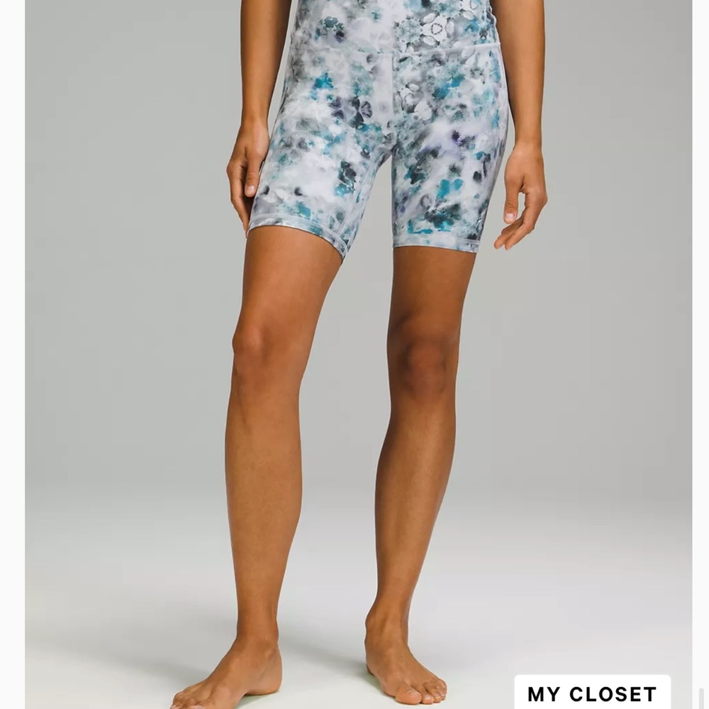 Lululemon 8” Align Shorts Size 10 Kaleidofloral Multi
